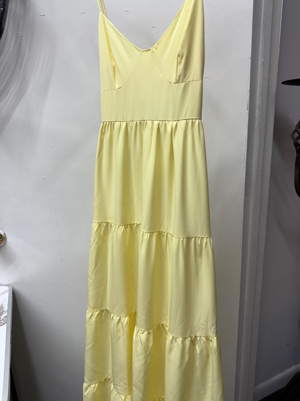 NWT  Yellow Maxi Sundress HTMZO brand